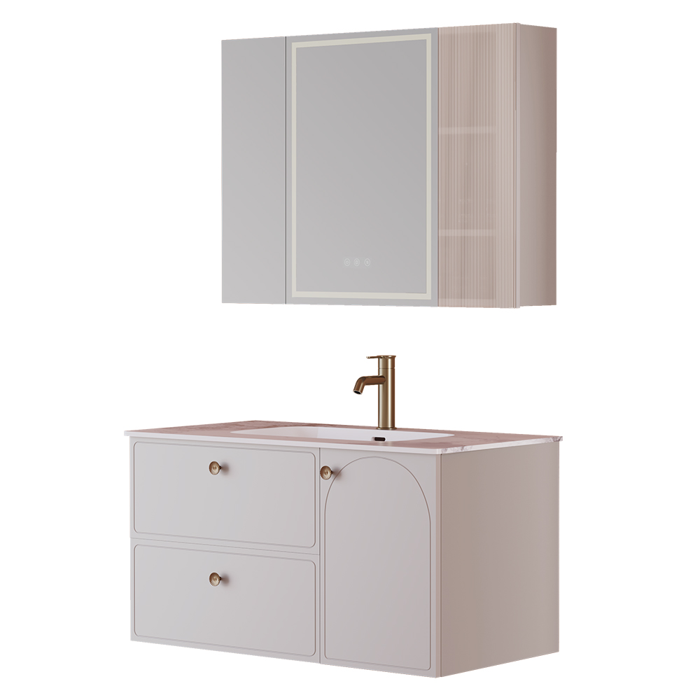 BC6301-100巖板款 生態實木浴室柜